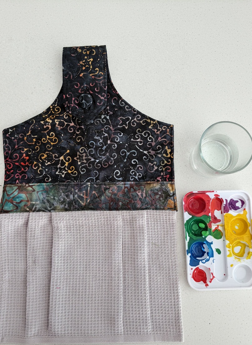 Hand Towel 100% Cotton Buttoned hanging