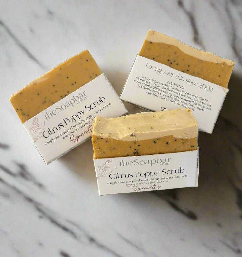 Soap- Citrus Poppy Scrub
