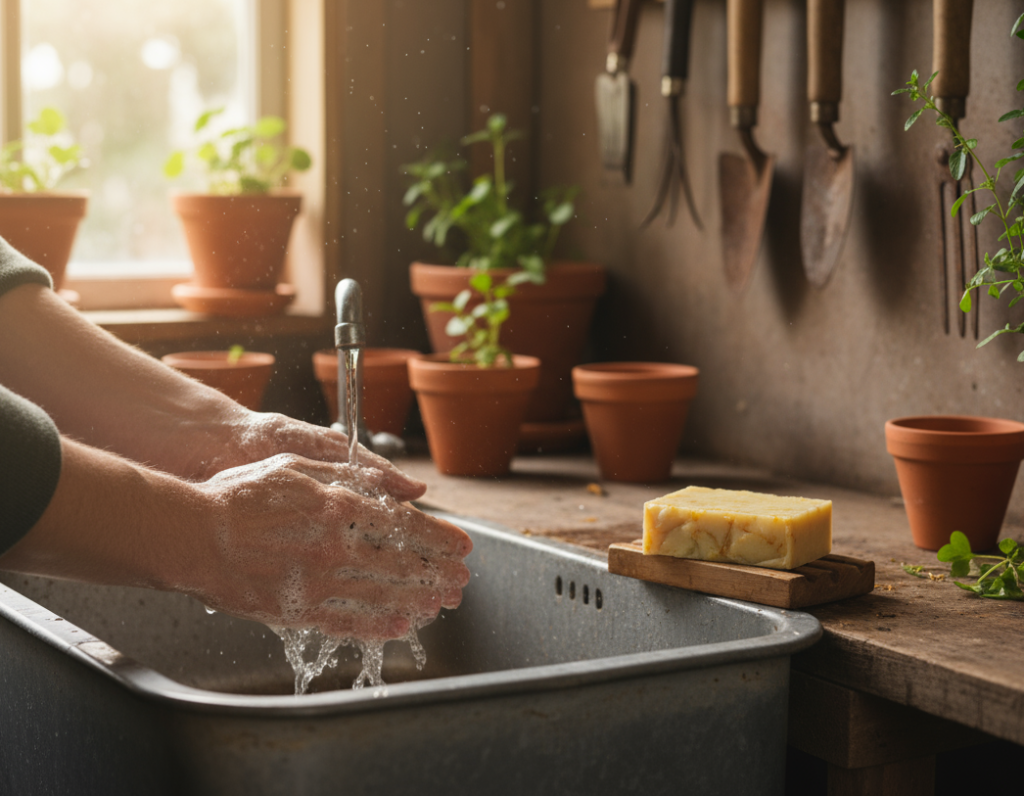 Natural hand soap bar