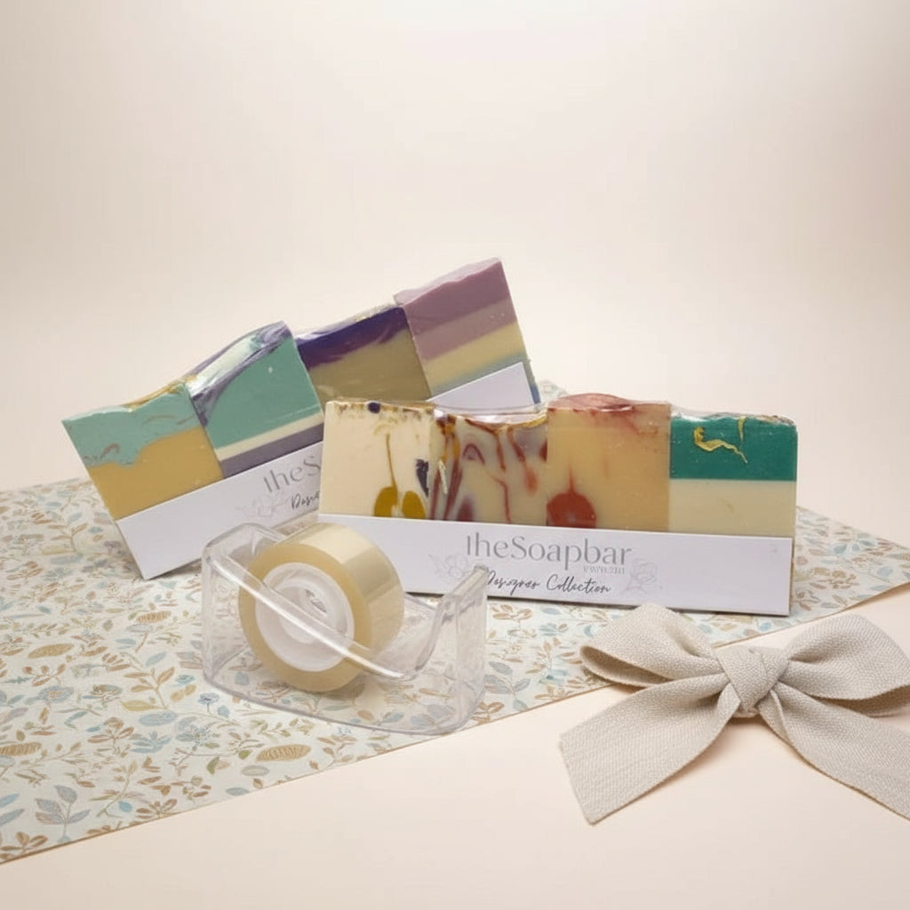Natural hand soap bar gift pack