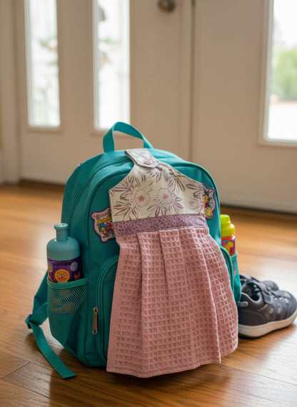 Hand Towel 100% Cotton Buttoned hanging 